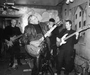 Jean-Michel Borello avec les Hoodoomen (photo Pierre Mercier)