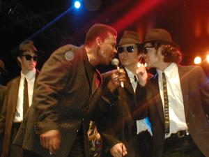 Eddie Floyd en compagnie de Damien Daigneau et Yannick Souyris des Be Yell Blues