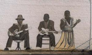 Peinture murale, Clarksdale (photo GL)